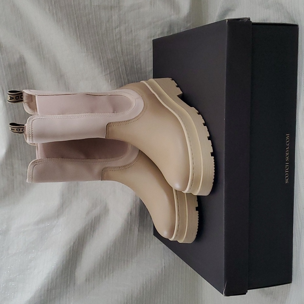 Scotch & Soda Aubri Light Sand Chelsea Boot 39